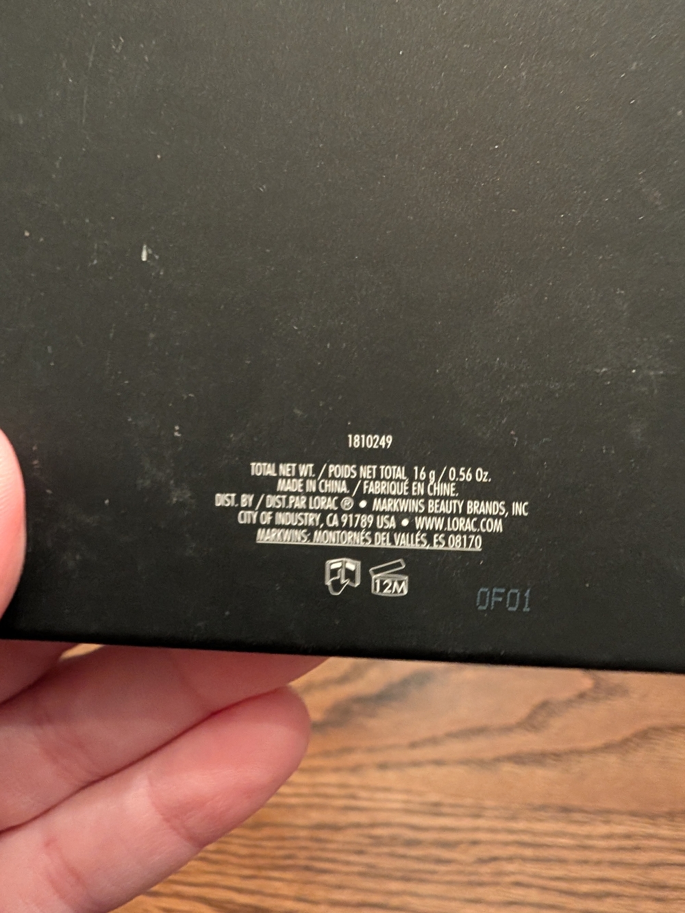 LORAC NOIR Multi-Finish Eyeshadow Palette - Picture 5 of 5